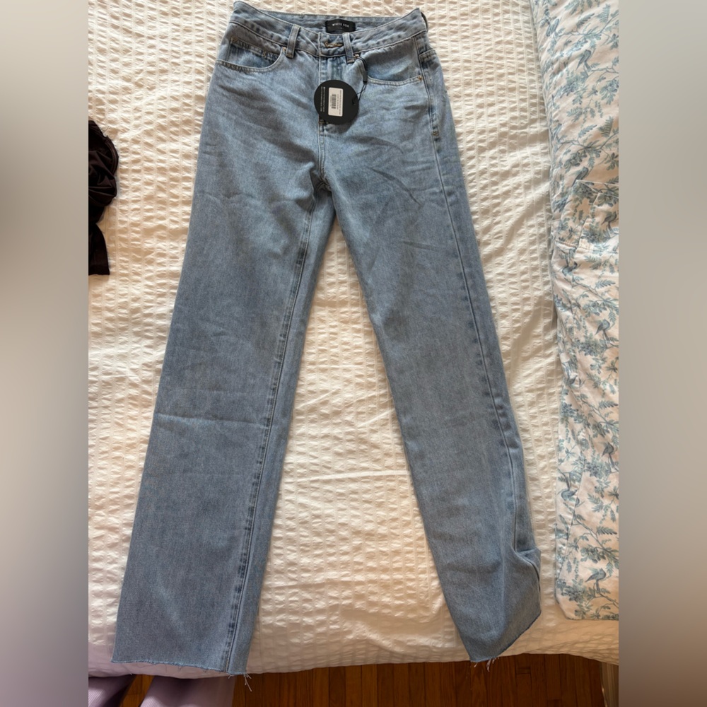 White fox jeans - size small